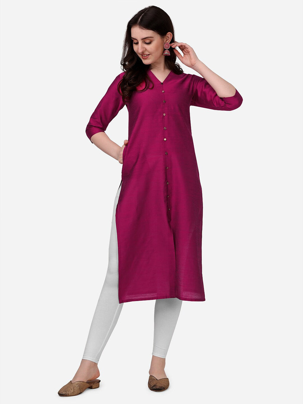 HERE&NOW Women Straight Kurta | Grocsy