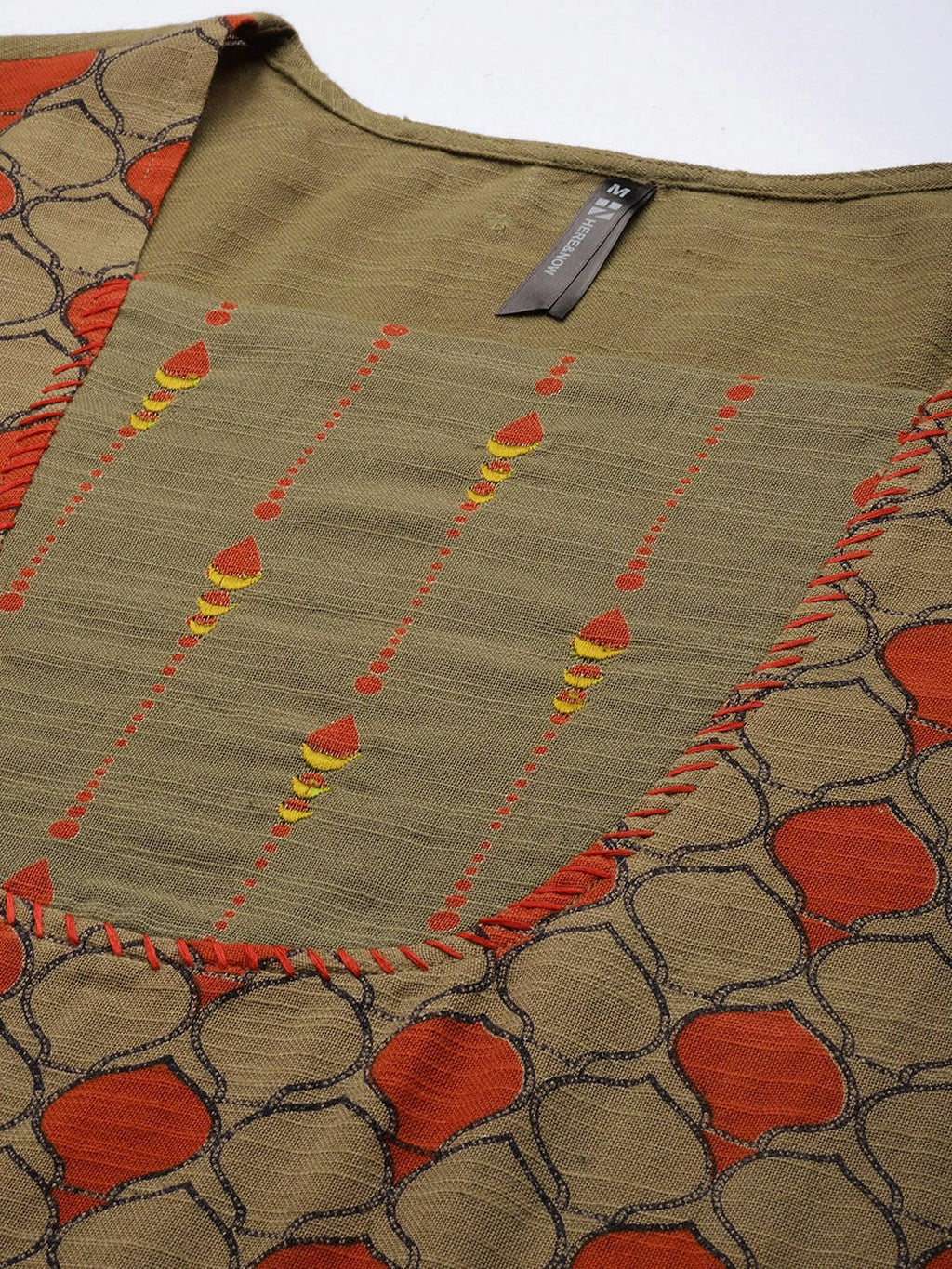 HERE&NOW Women Ethnic Motifs Straight Kurta | Grocsy