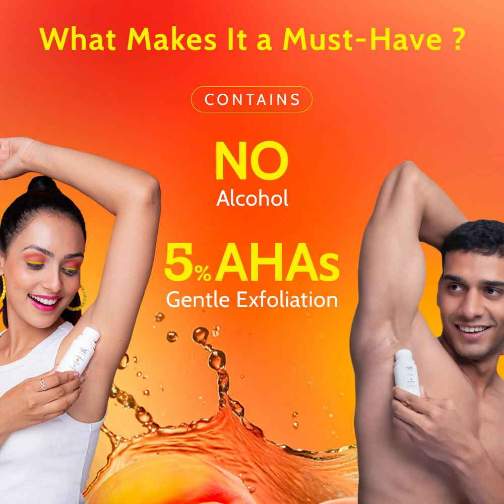 Chemist At Play UnderArm Roll-On with 5% AHA (Peach Fragrance) | Grocsy