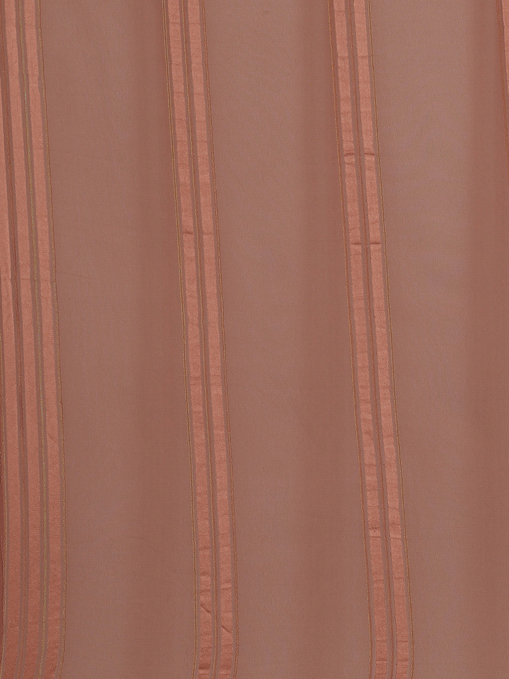 Saree Mall Brown Striped Mirror Work Saree | Grocsy