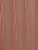 Saree Mall Brown Striped Mirror Work Saree | Grocsy