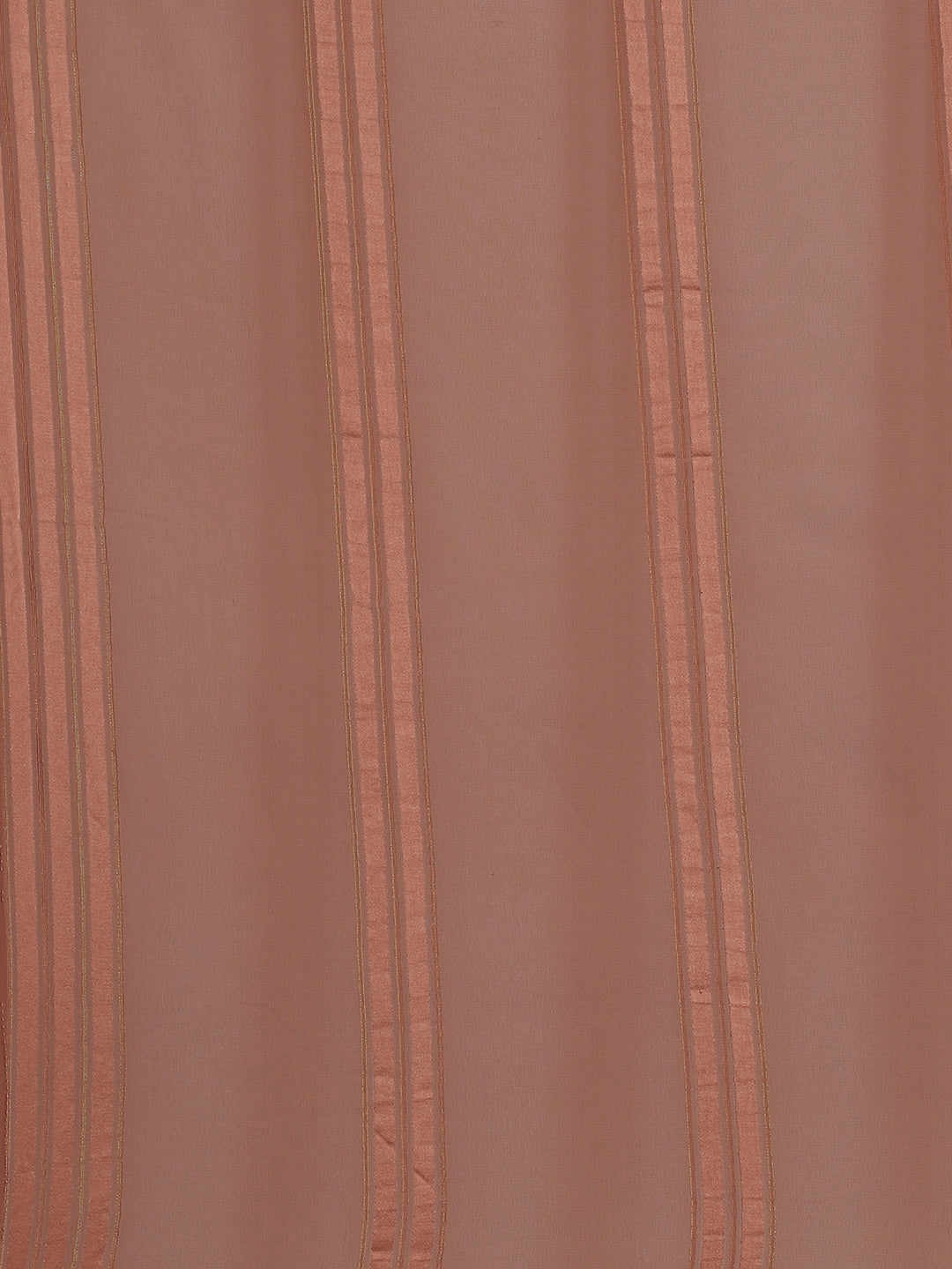 Saree Mall Brown Striped Mirror Work Saree | Grocsy