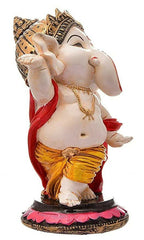 Dequera Polyresin Eco Friendly Lord Ganesha Ganpati Idol | Grocsy