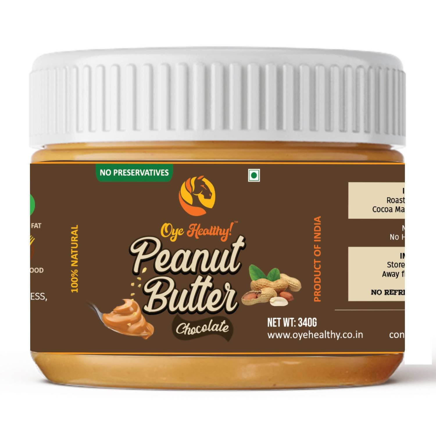 Oye Healthy Peanut Butter Natural Chocolate | Grocsy