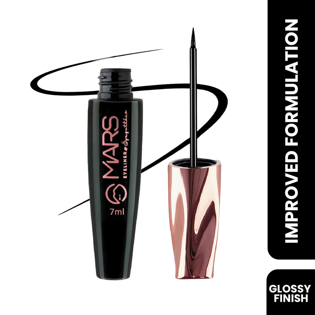 MARS Cosmetics Glossy Liquid Eyeliner - Black | Grocsy