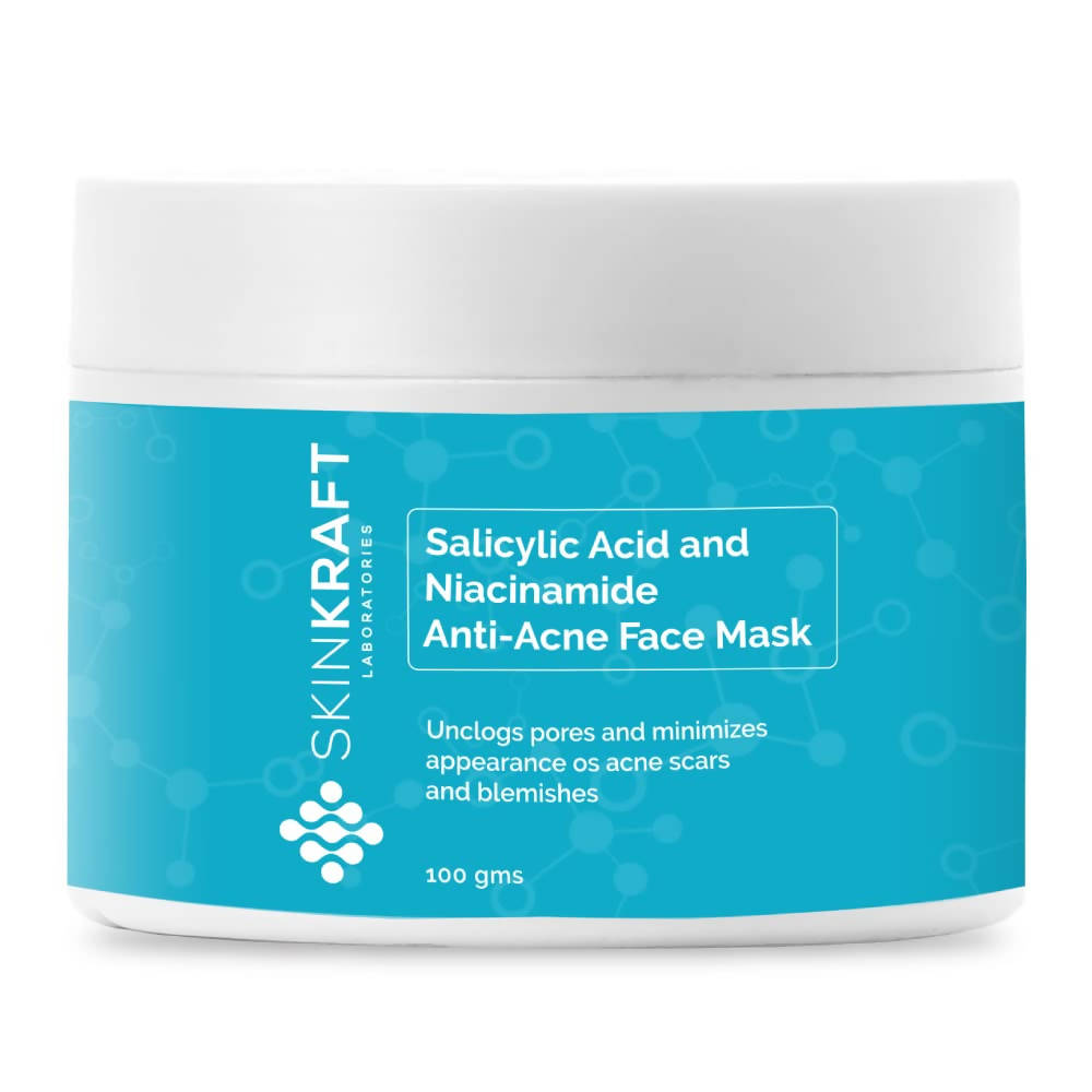 SkinKraft Salicylic Acid & Niacinamide Anti Ageing Face Mask | Grocsy