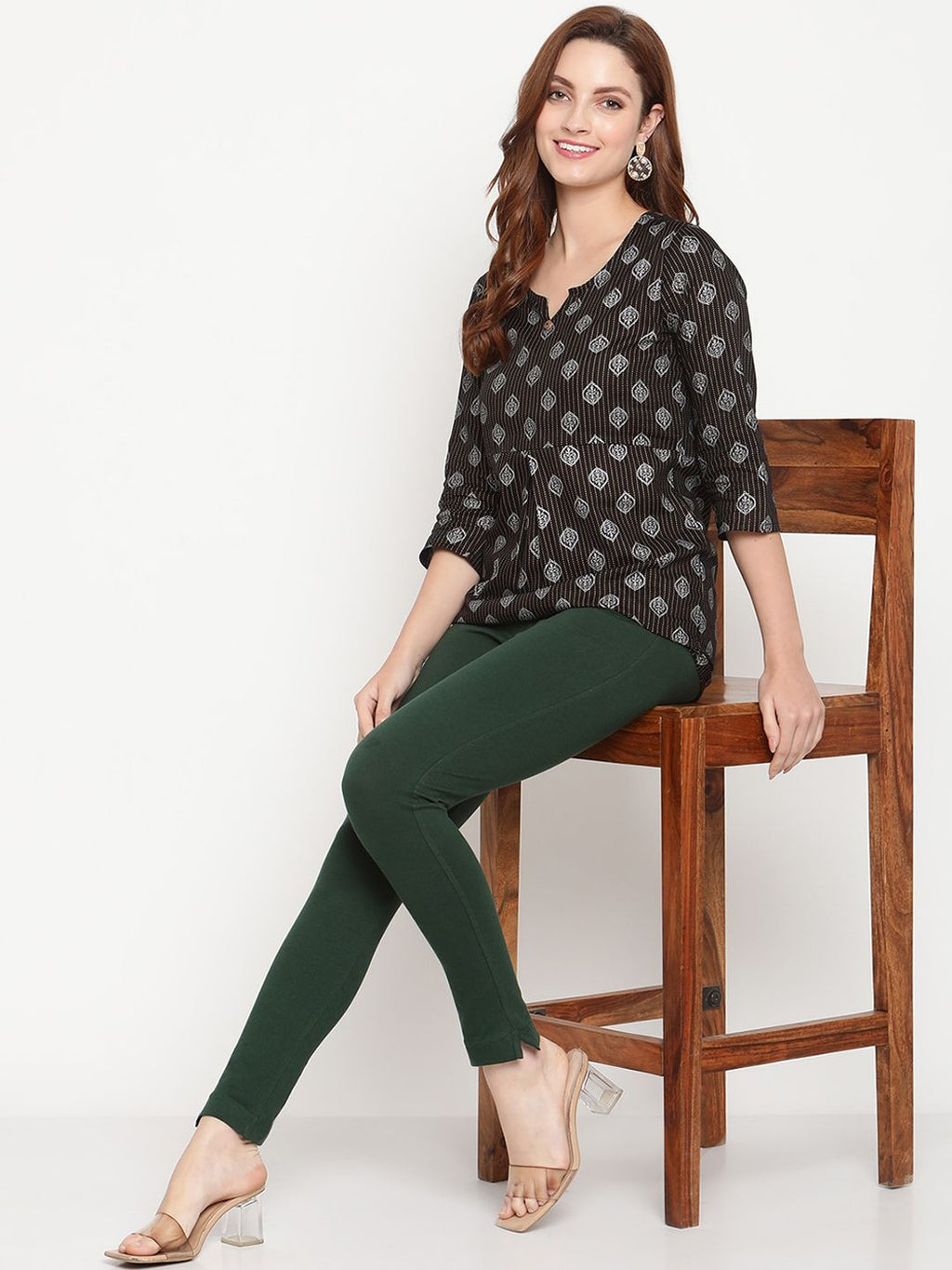 TAG 7 Women Pack of 2 Ankle-Length Leggings | Grocsy