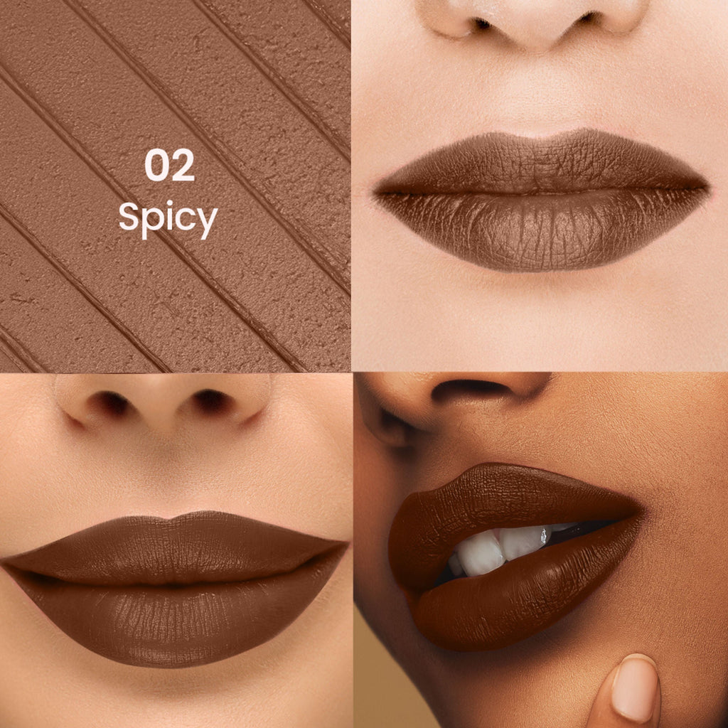 Swiss Beauty Stay All Day Lipstick - 02 Spicy | Grocsy