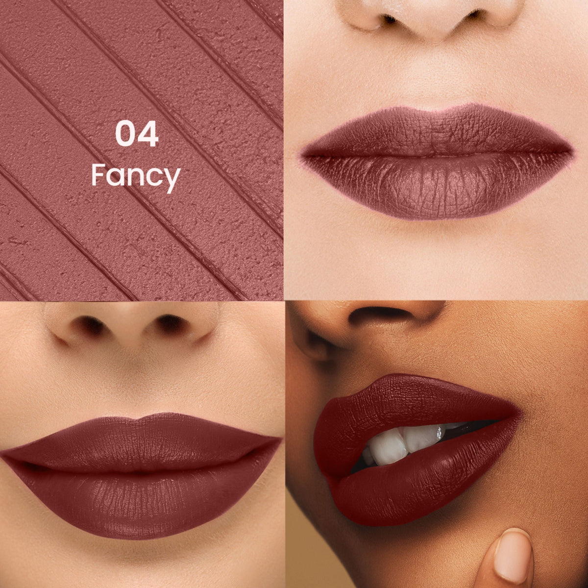 Swiss Beauty Stay All Day Lipstick - 04 Fancy | Grocsy