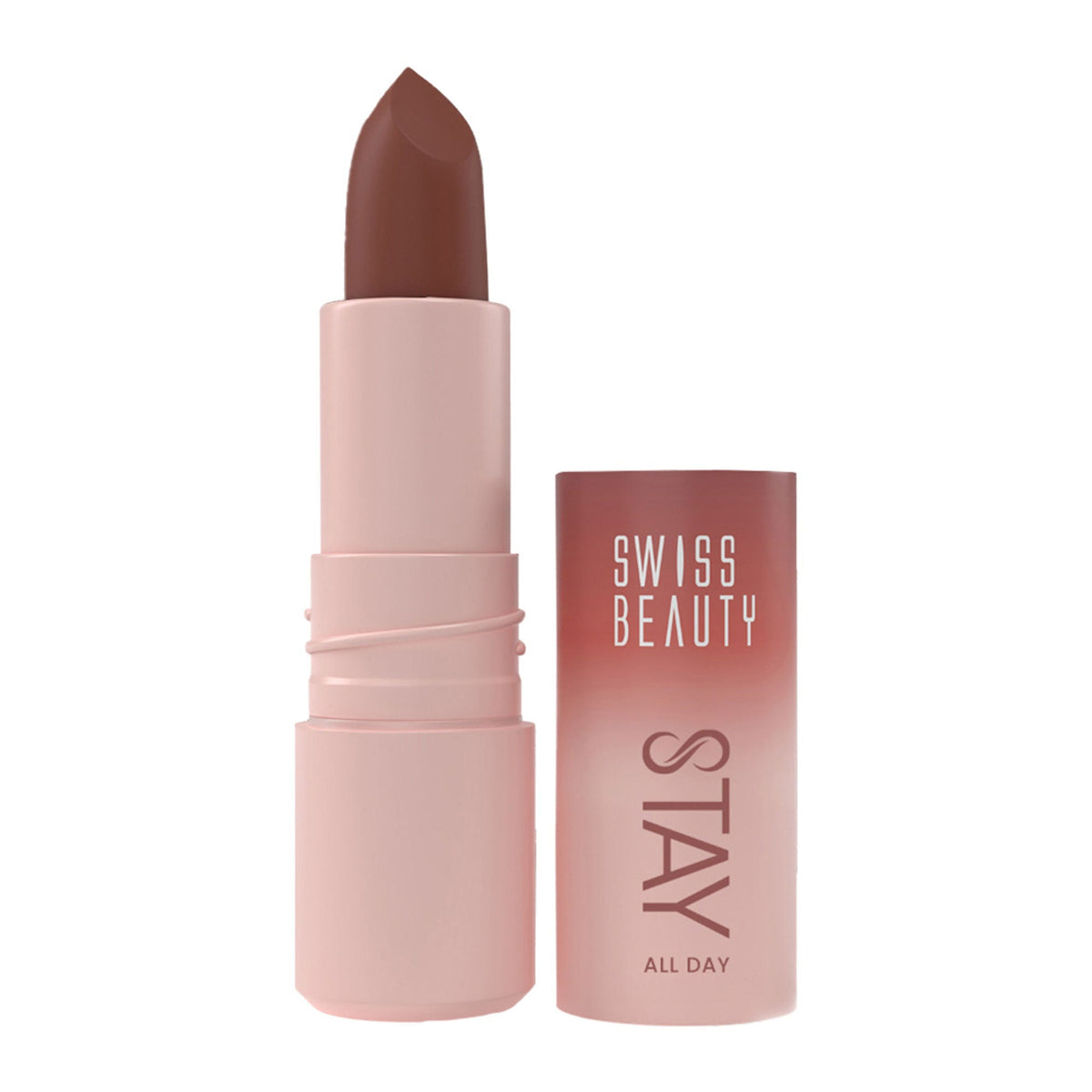 Swiss Beauty Stay All Day Lipstick - 07 Sassy | Grocsy