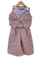 ArthLife Lavender And Pink Bow Co-Ord Set | Grocsy