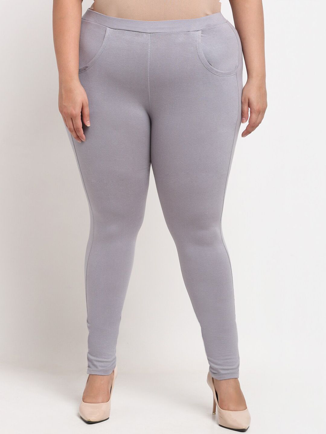 TAG 7 Women Plus Size Ankle-Length Leggings | Grocsy