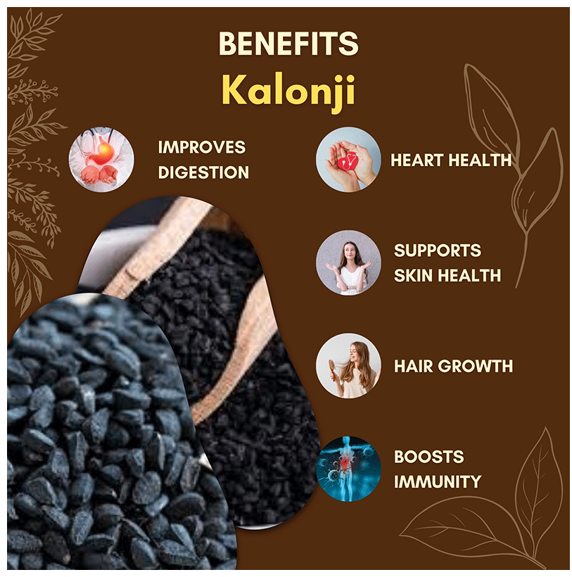 Jaived Ayurveda Kalonji Seeds | Grocsy
