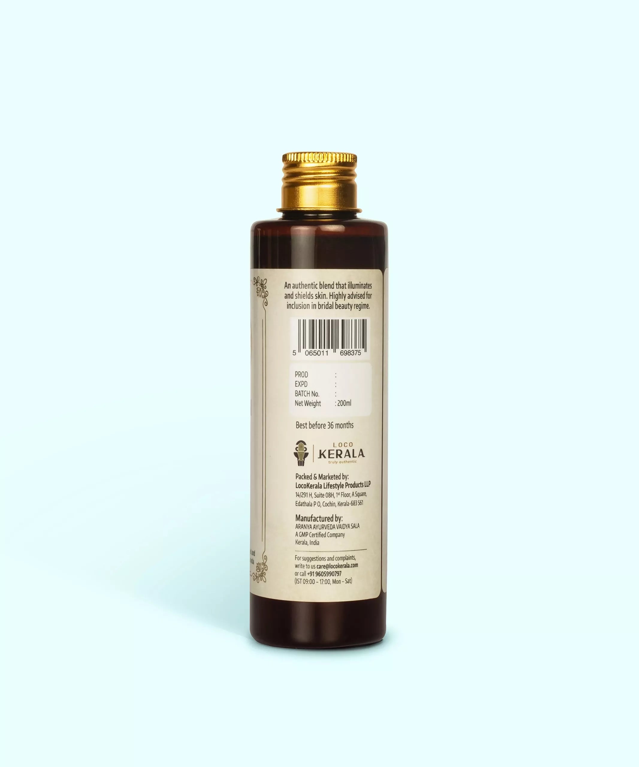 LocoKerala Nalpamaradi Thailam – Heritage Ayurveda Oil for Skin Toning | Grocsy