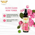 GLAMOUR WORLD AYURVEDIC Glow Clean Rose Toner | Grocsy