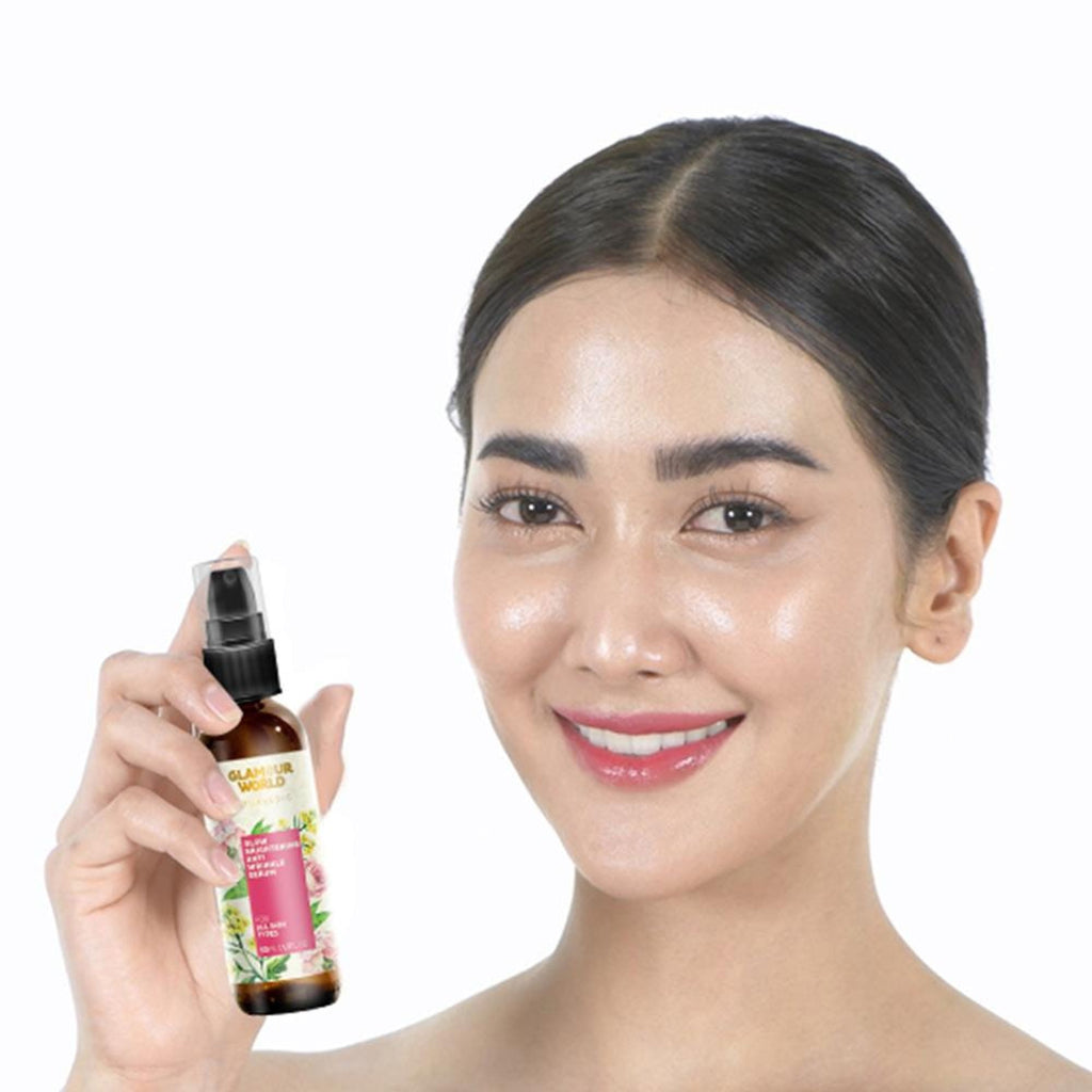 GLAMOUR WORLD AYURVEDIC Glow Brightening Anti Wrinkle Serum | Grocsy