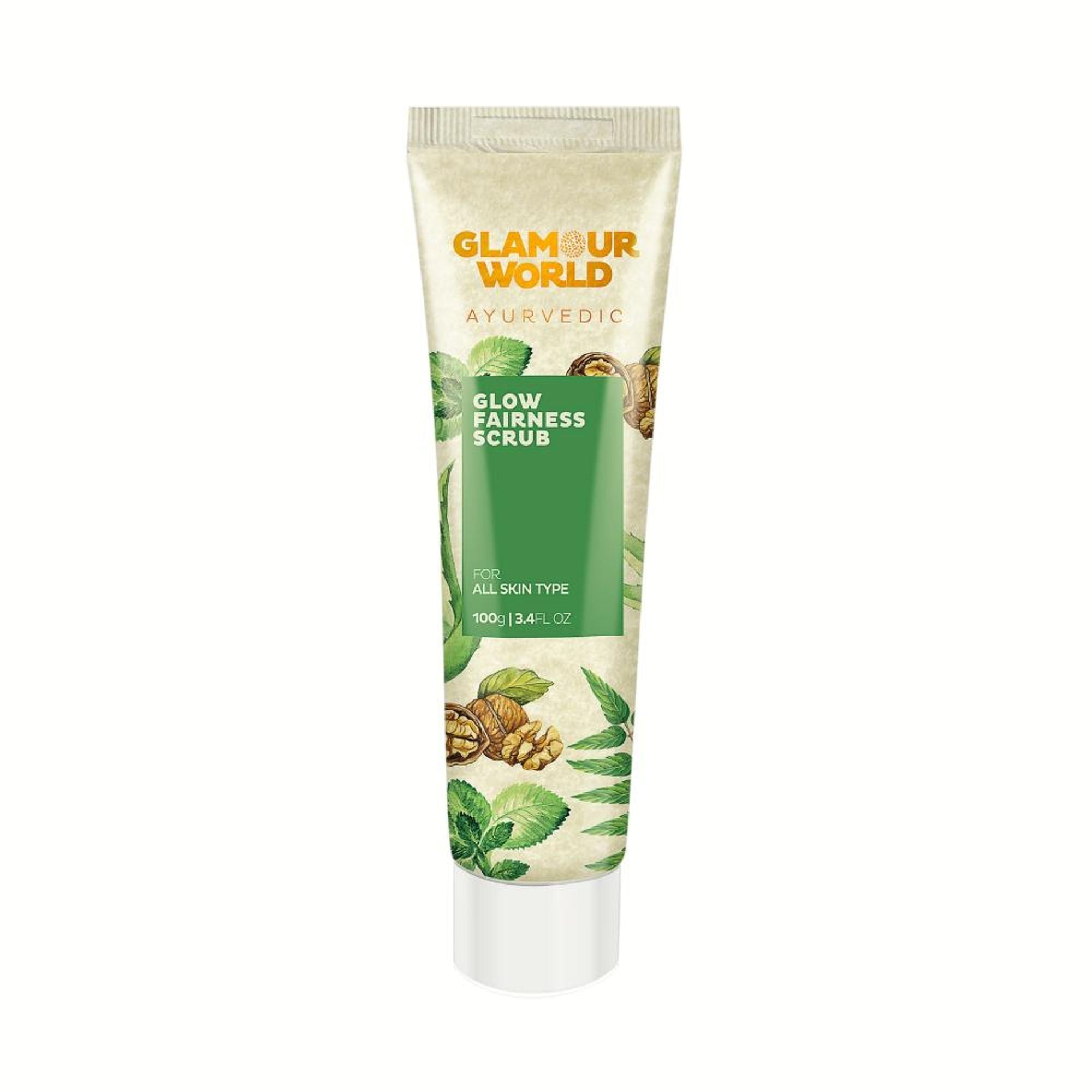 GLAMOUR WORLD AYURVEDIC Glow Fairness Scrub | Grocsy