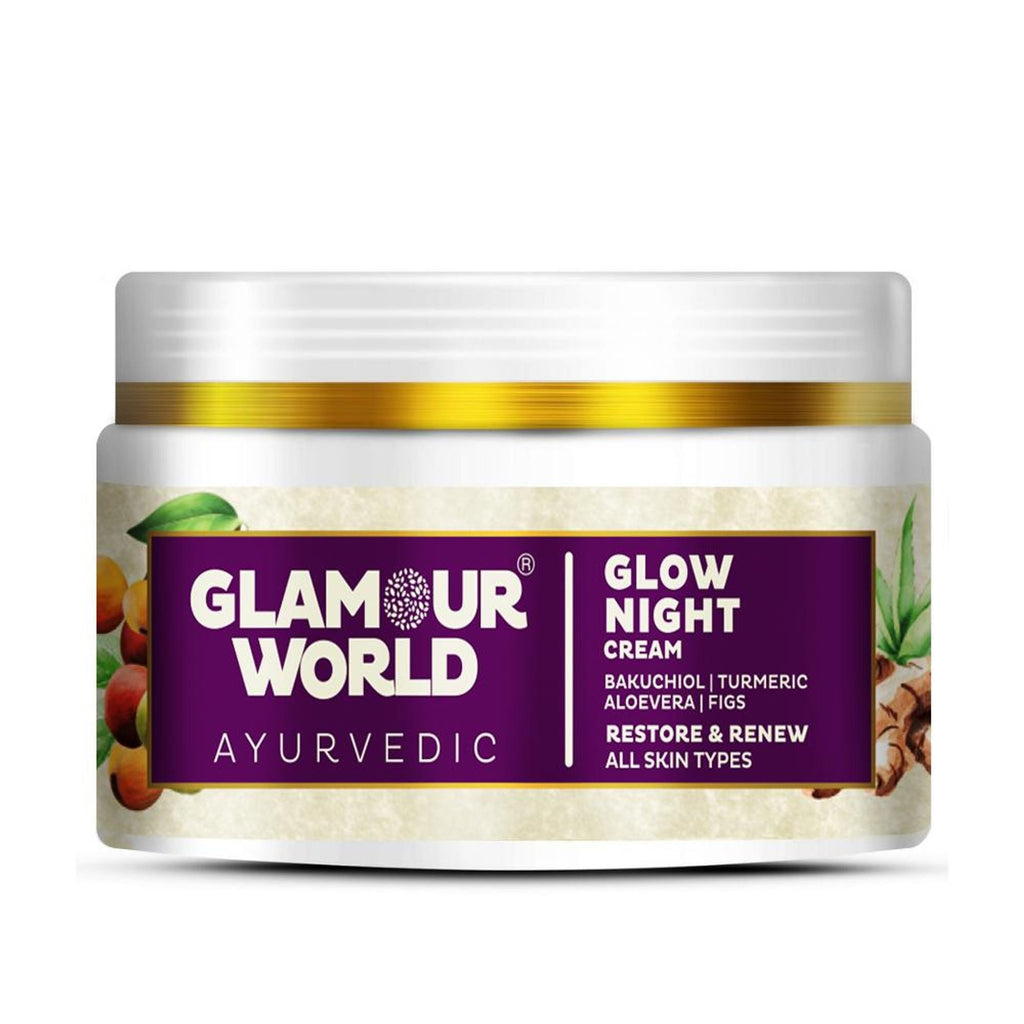 GLAMOUR WORLD AYURVEDIC Glow Night Cream | Grocsy