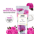 Wanderlust Hand & Nail Creme - Rose & White Musk | Grocsy
