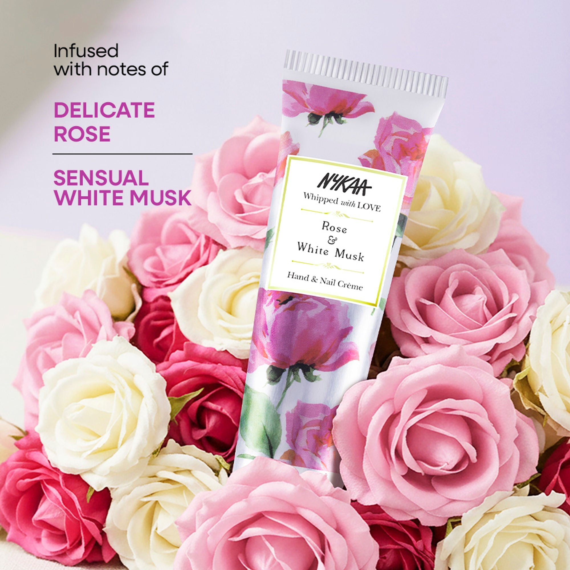 Wanderlust Hand & Nail Creme - Rose & White Musk | Grocsy
