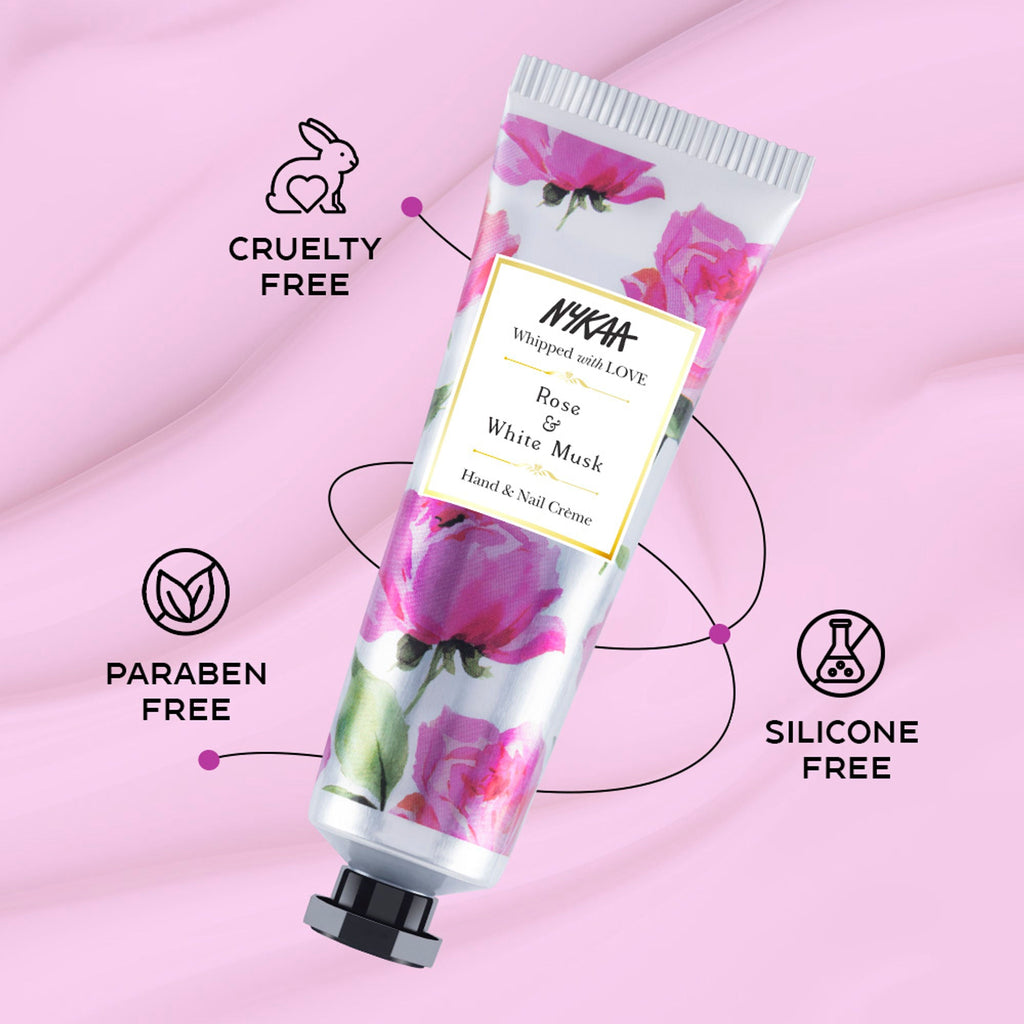 Wanderlust Hand & Nail Creme - Rose & White Musk | Grocsy