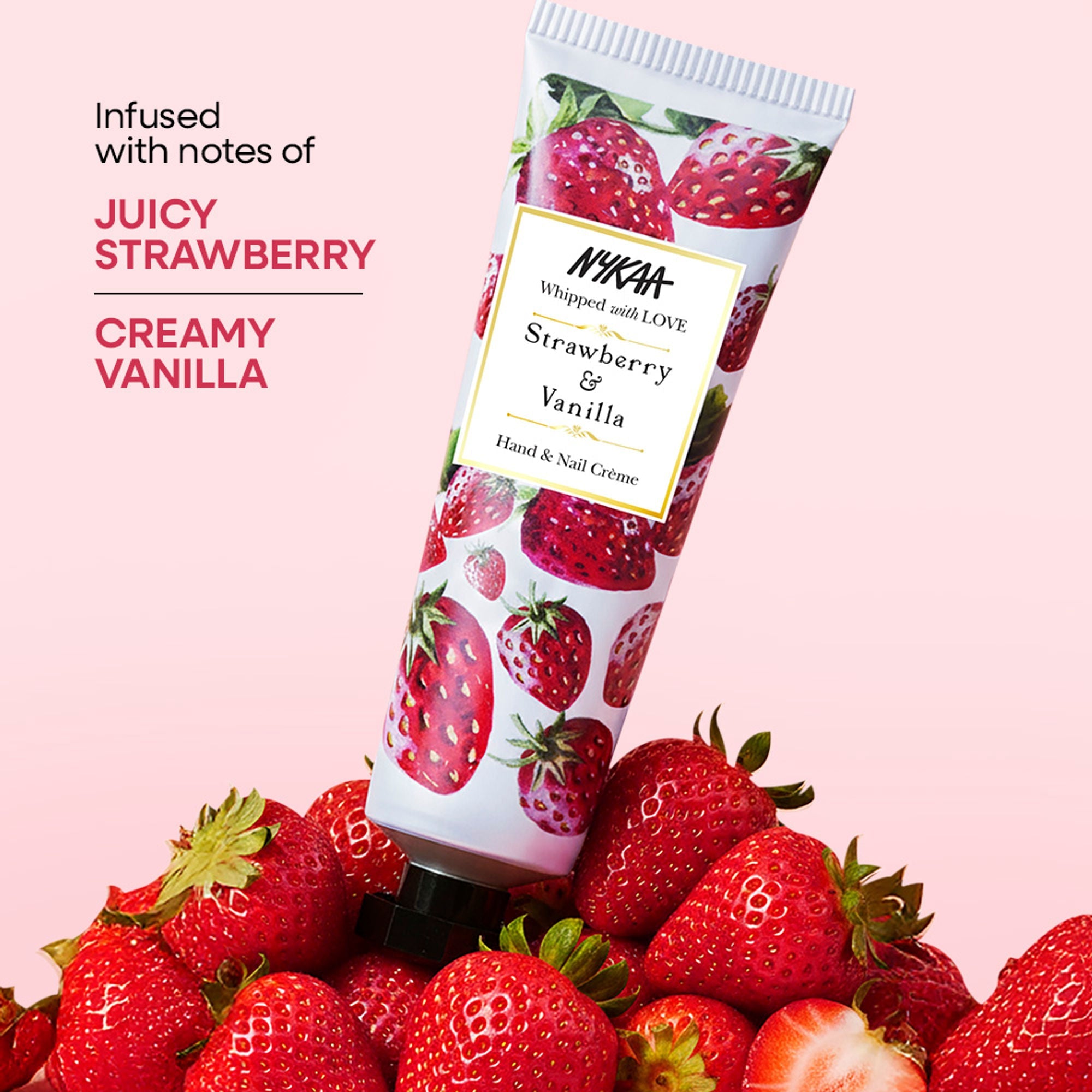 Wanderlust Hand & Nail Creme - Strawberry & Vanilla | Grocsy