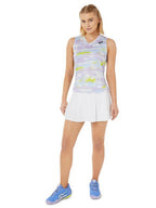ASICS Match Graphic SS Printed V-Neck T-Shirt | Grocsy