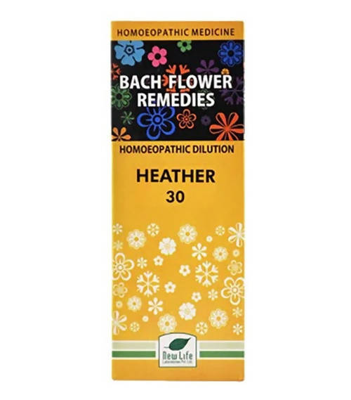 New Life Homeopathy Bach Flower Remedies Heather 30 Dilution | Grocsy