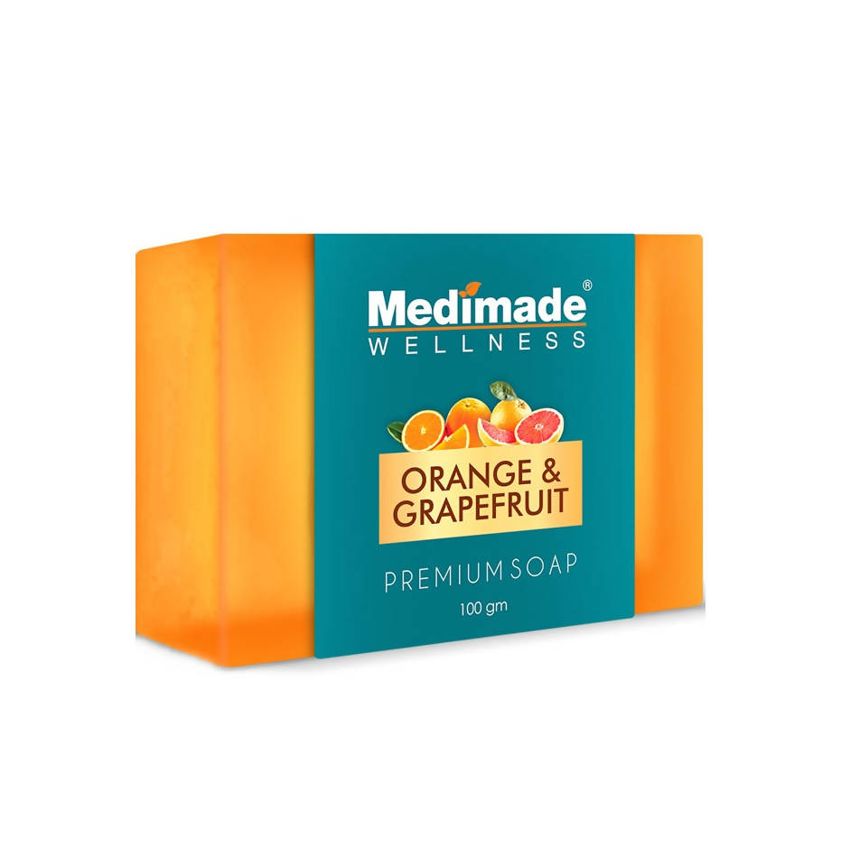 Medimade Wellness Orange & Grapefruit Premium Soap | Grocsy