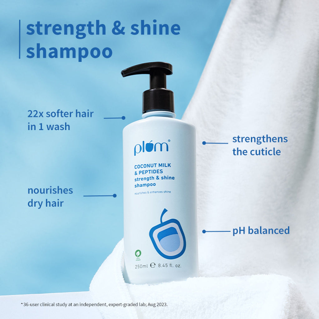 Plum Coconut & Peptides Strength & Shine Combo | Grocsy