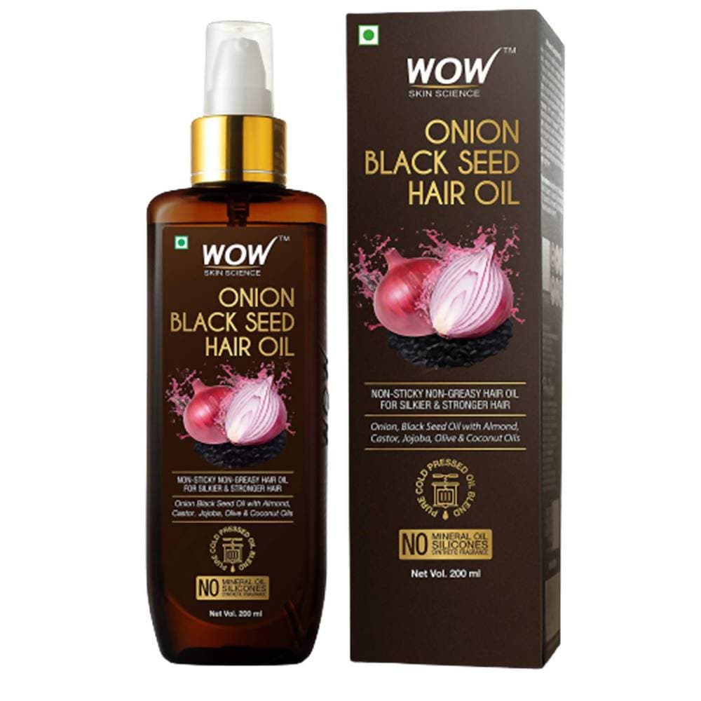 Wow Skin Science Onion Black Seed Oil Ultimate Hair Care Kit | Grocsy