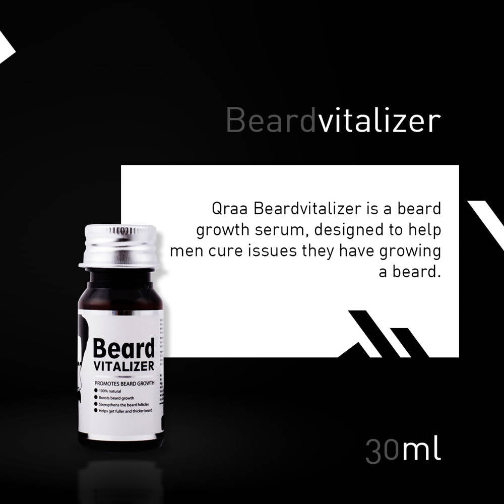 Qraa Men Beard Vitalizer | Grocsy