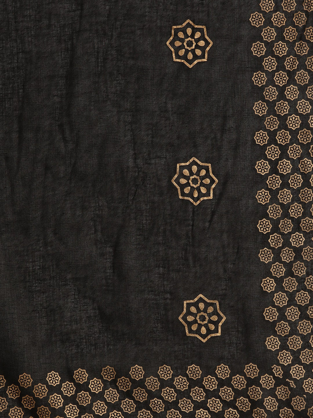 Sangria Women Black & Gold-Toned Gotta Patti Kurta | Grocsy