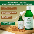 Alps Goodness Anti Hairfall Solution Combo (Anti Hairfall Shampoo & Anti Hairfall Scalp Serum) | Grocsy