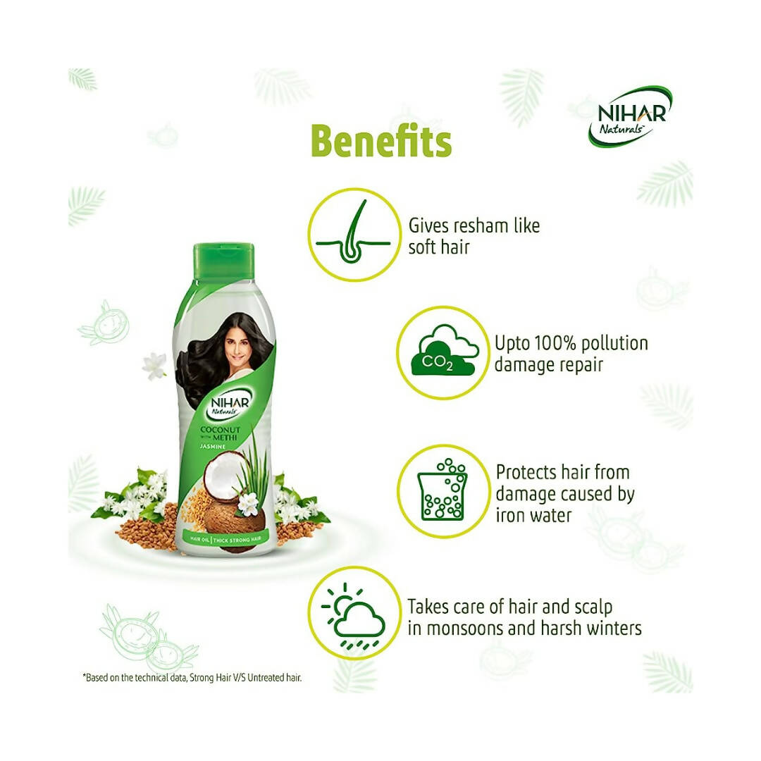 Nihar Naturals Jasmine Hair Oil | Grocsy