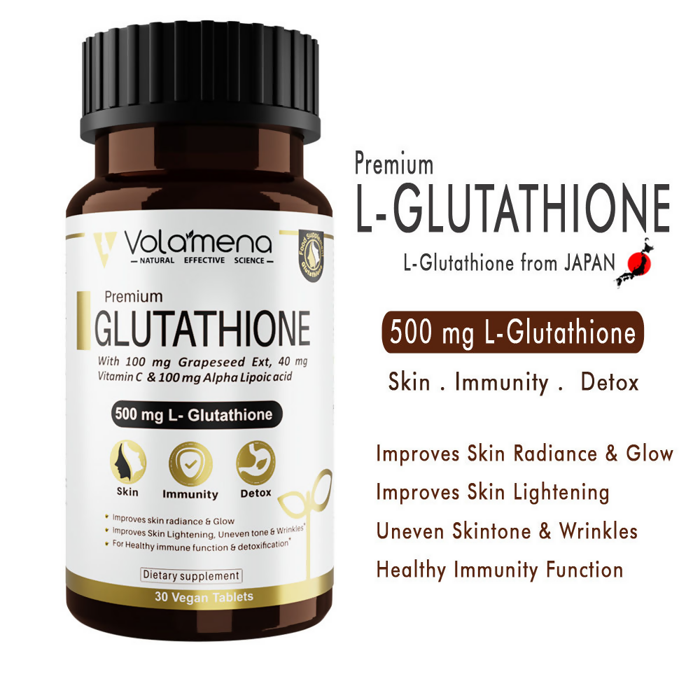 Volamena Premium 500 mg L - Glutathione -Tablets | Grocsy