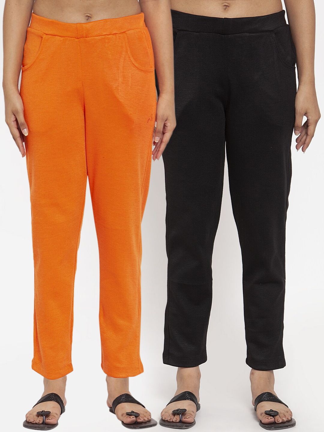 TAG 7 Women Pack of 2 Solid Leggings | Grocsy