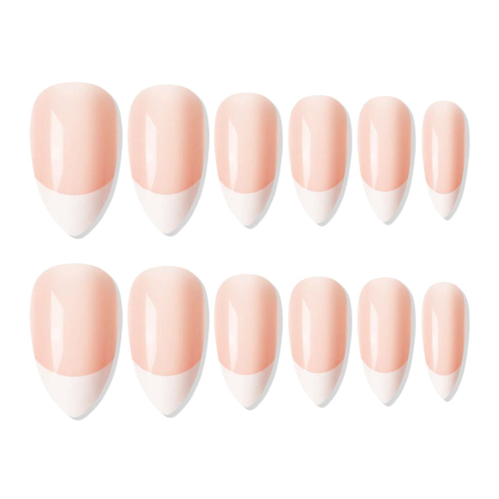 Shills Professional Reusable Press On Nails French Almond - SPN742 | Grocsy