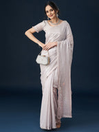 kasee Sequinned Embellished Saree | Grocsy