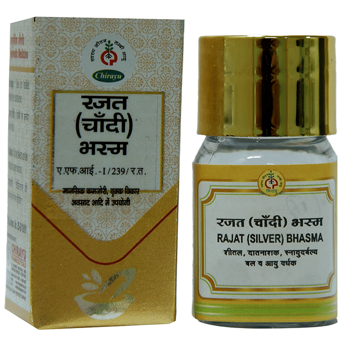 Chirayu Rajat (Chandi) Bhasma | Grocsy