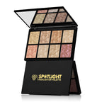 PAC Studio Spotlight Highlighter Palette - Highly Pigmented Silky Smooth Texture, Radiant Glow in One Swipe | Grocsy