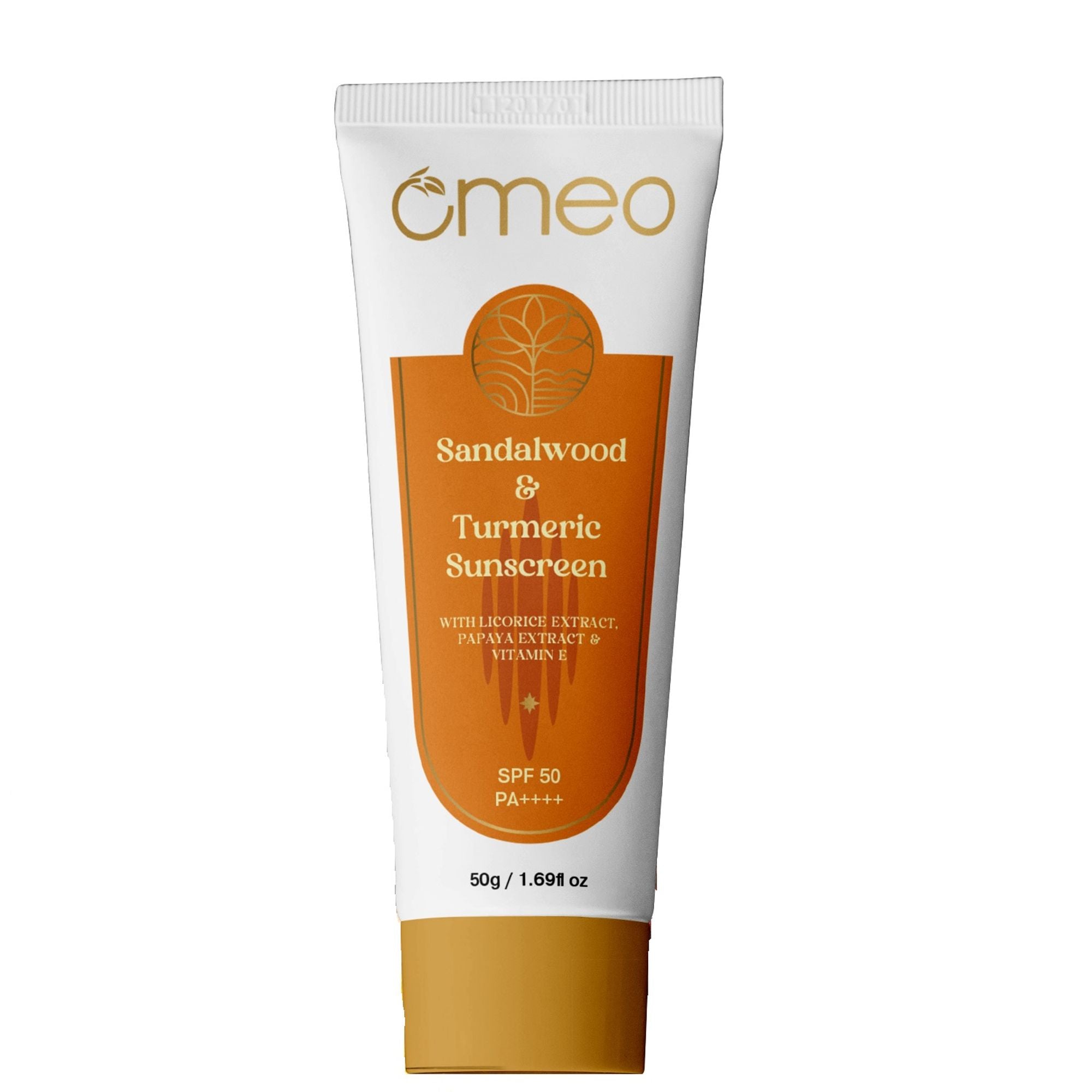 Omeo Sunscreen With Sandalwood, Turmeric, Papaya & Licorice Extract | Grocsy