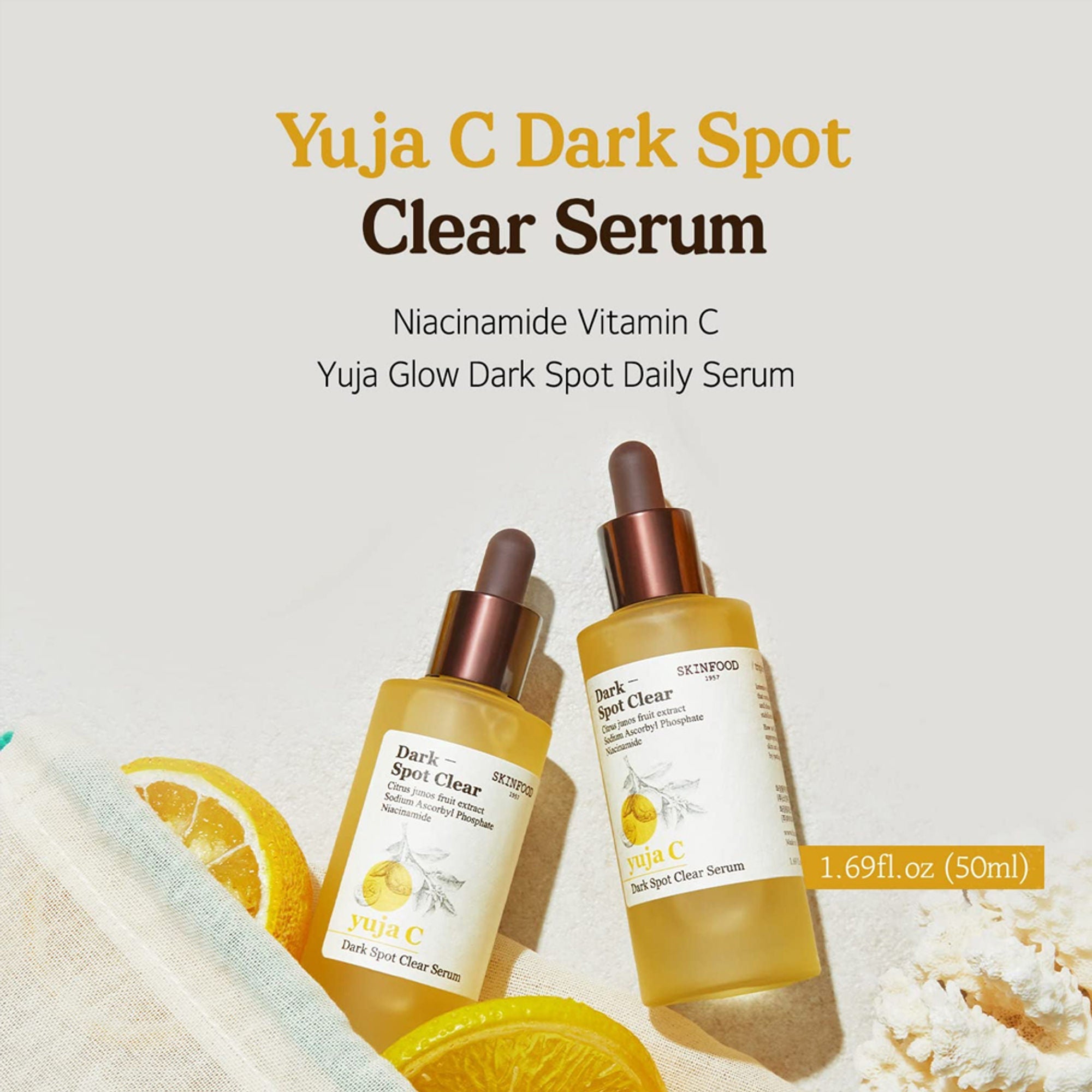 Skinfood Yuja C Dark Spot Clear Serum | Grocsy