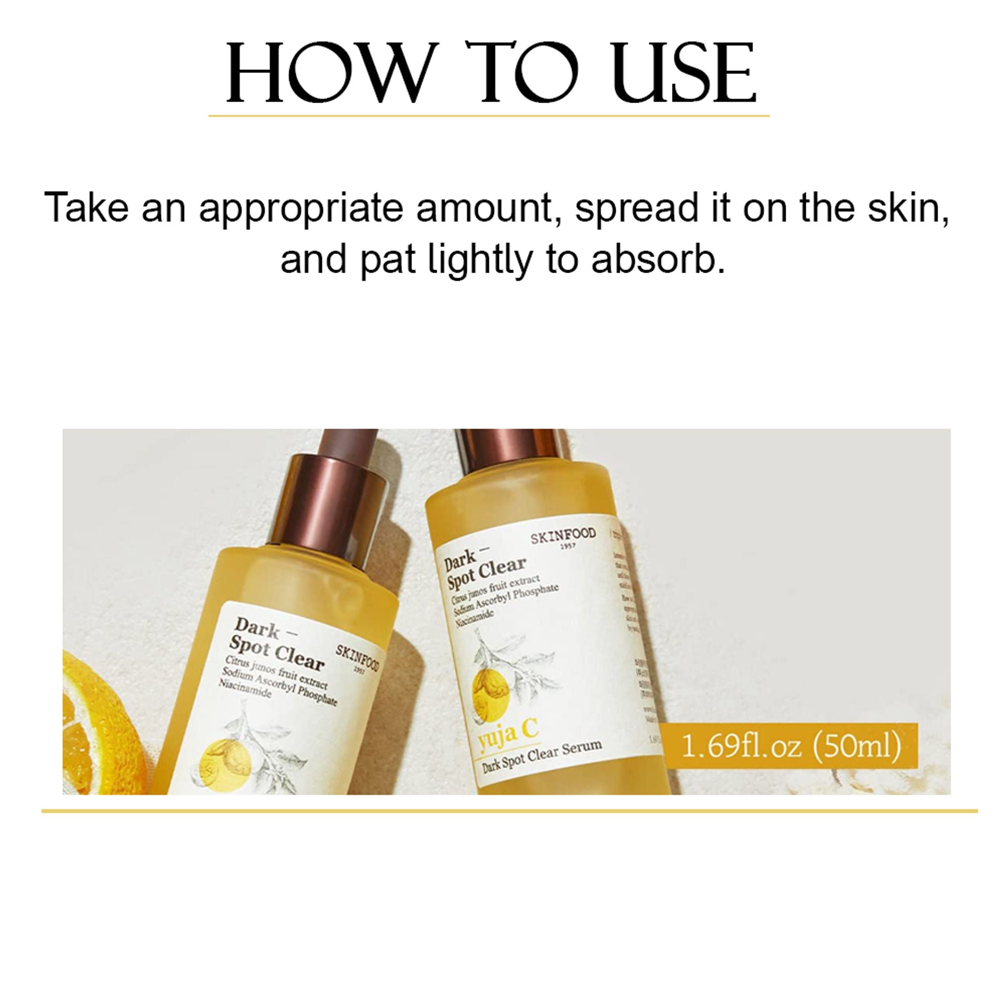 Skinfood Yuja C Dark Spot Clear Serum | Grocsy