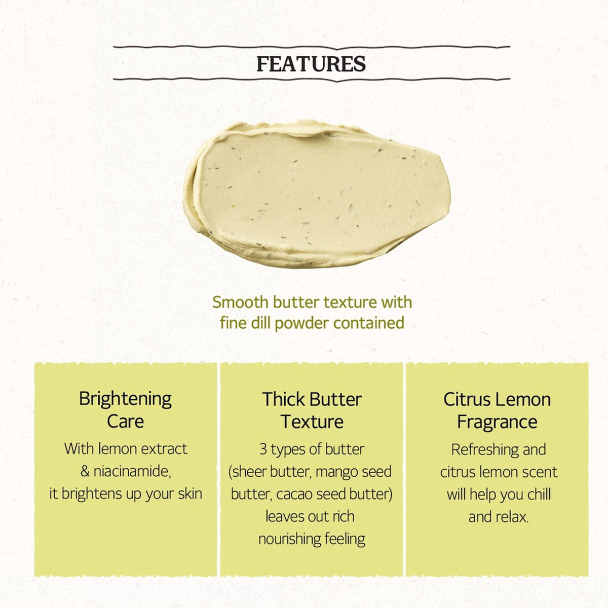Skinfood Lemon Dill Butter Food Mask | Grocsy