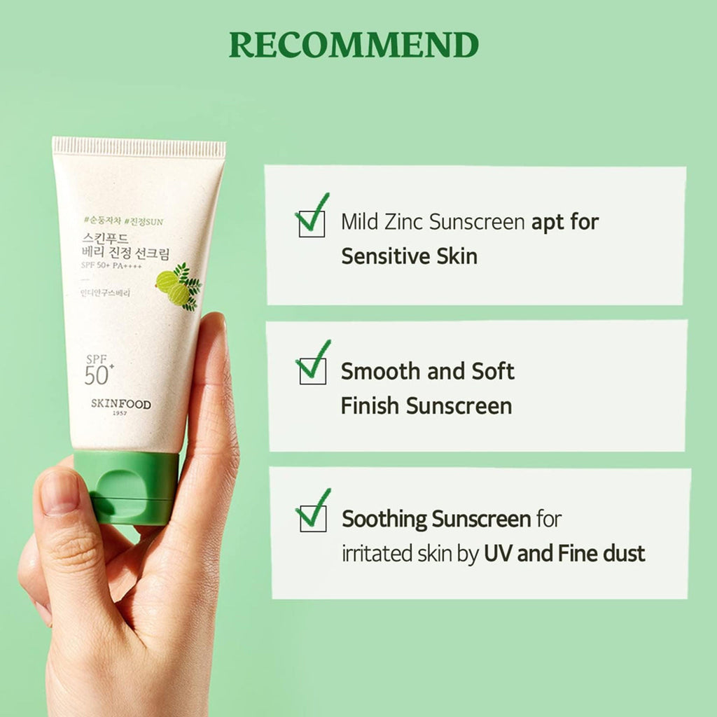 Skinfood Berry Soothing Sun Cream SPF 50+ PA++++ | Grocsy