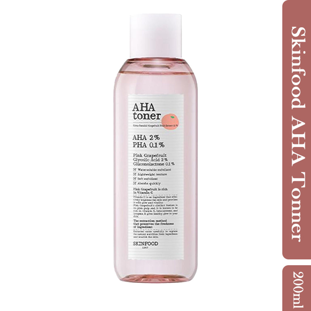 Skinfood Pink Grapefruit Aha Toner | Grocsy