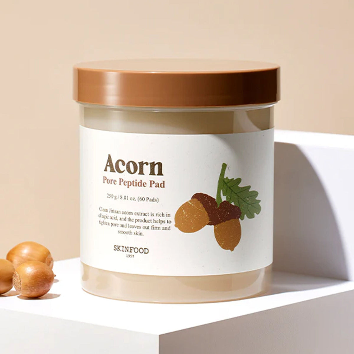 Skinfood Acorn Pore Peptide Pad | Grocsy