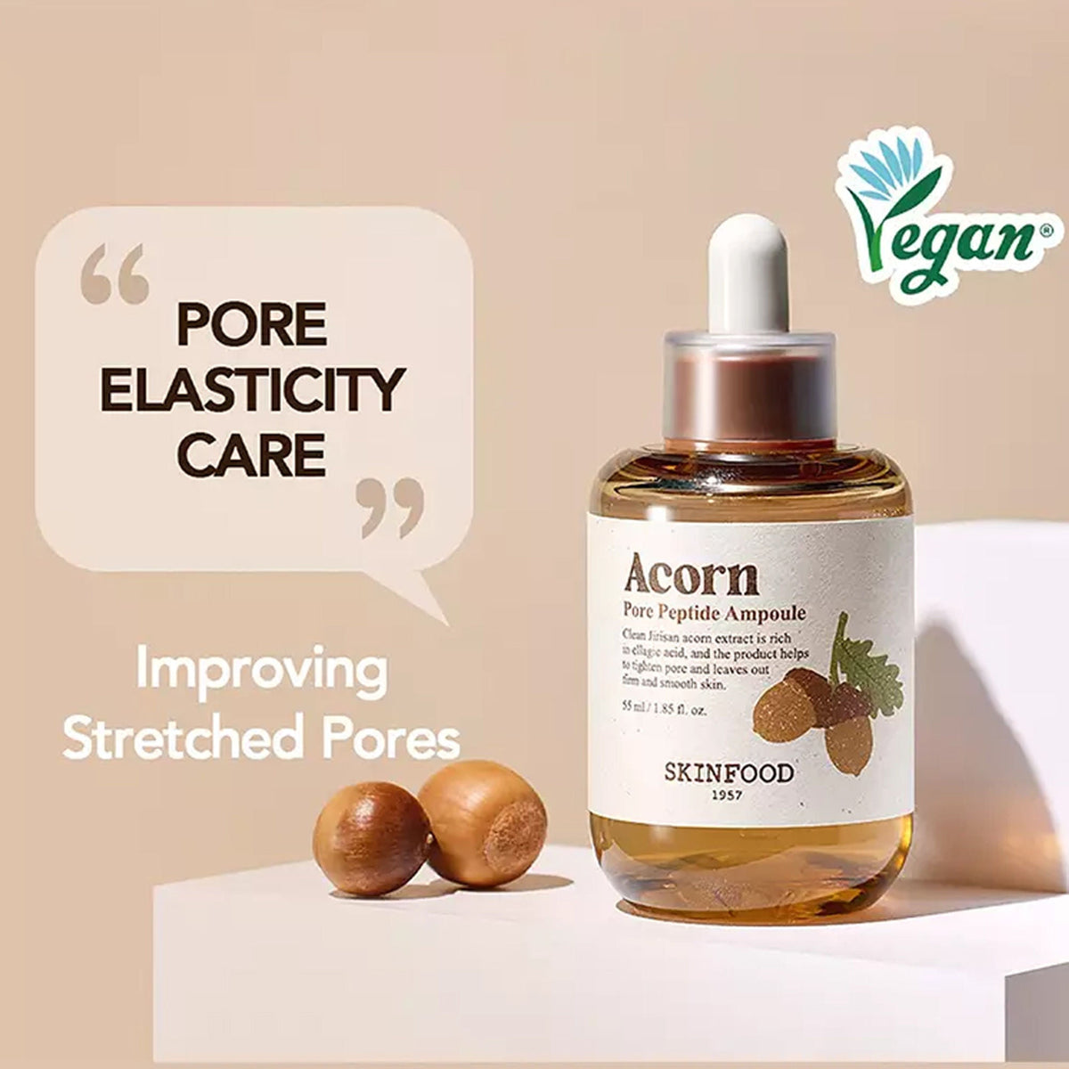 Skinfood Acorn Pore Peptide Ampoule | Grocsy