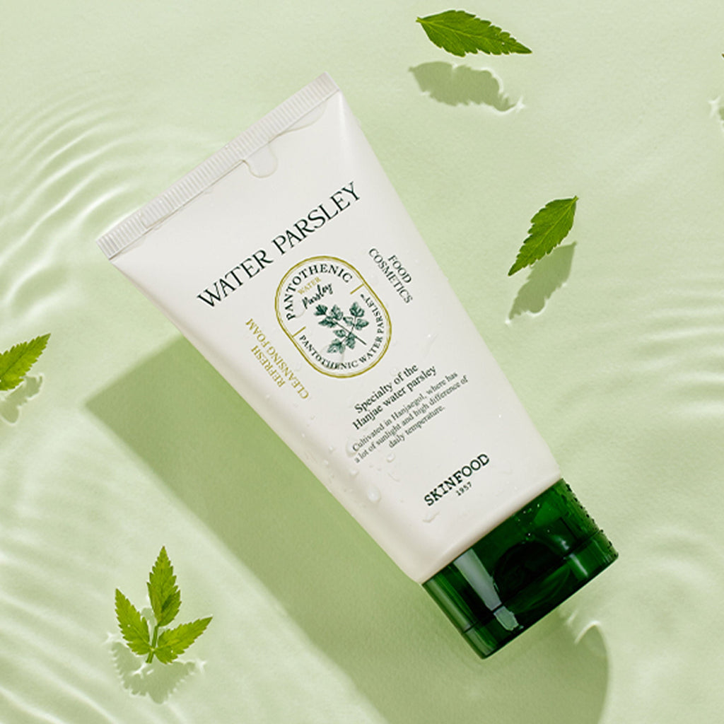 Skinfood Pantothenic Water Parsley Refresh Cleansing Foam | Grocsy